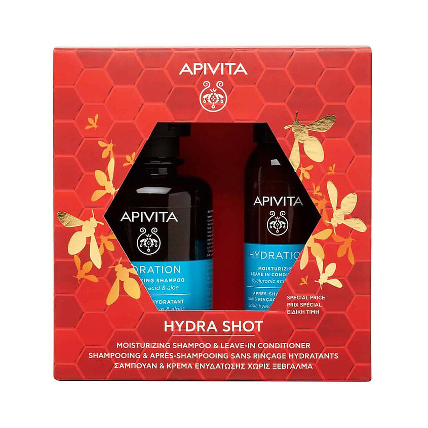 Изображение товара APIVITA Набор для волос Hydra Shot Set, 250 мл + 100 мл