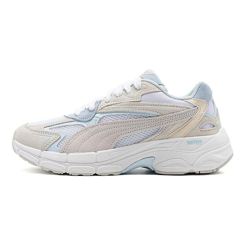 Изображение товара Кроссовки PUMA Teveris Nitro White Grey Icy Blue Размер 42 для мужчин и детей