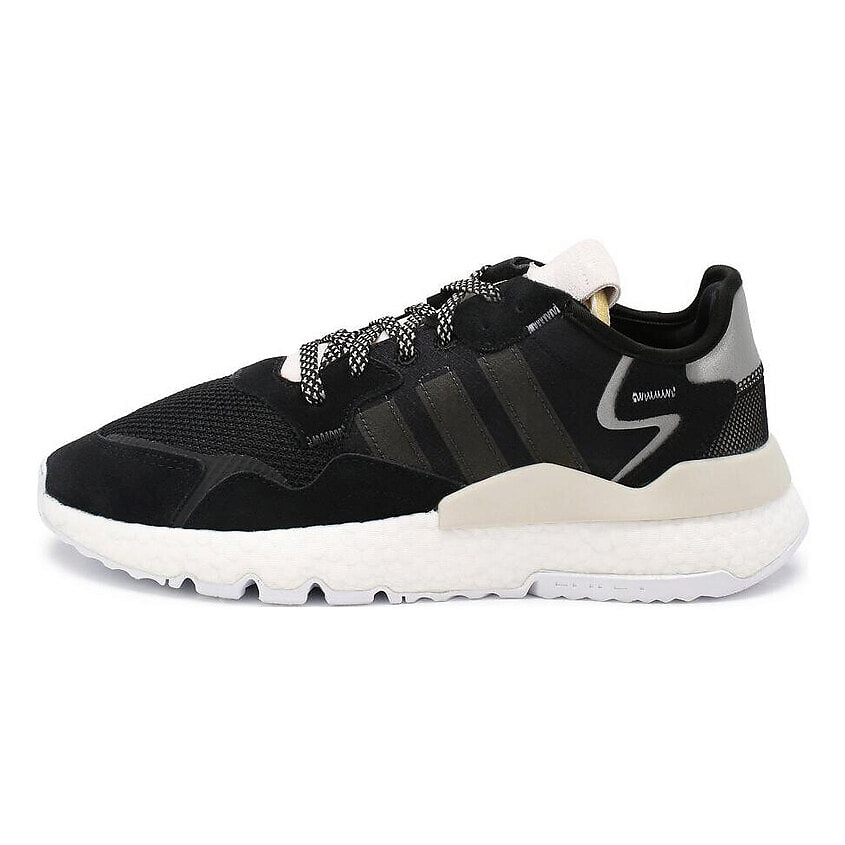 Изображение товара ADIDAS ORIGINAL Кроссовки Nite Jogger Core Black Raw White Women's, цвет: Мультиколор, размер: 36⅔