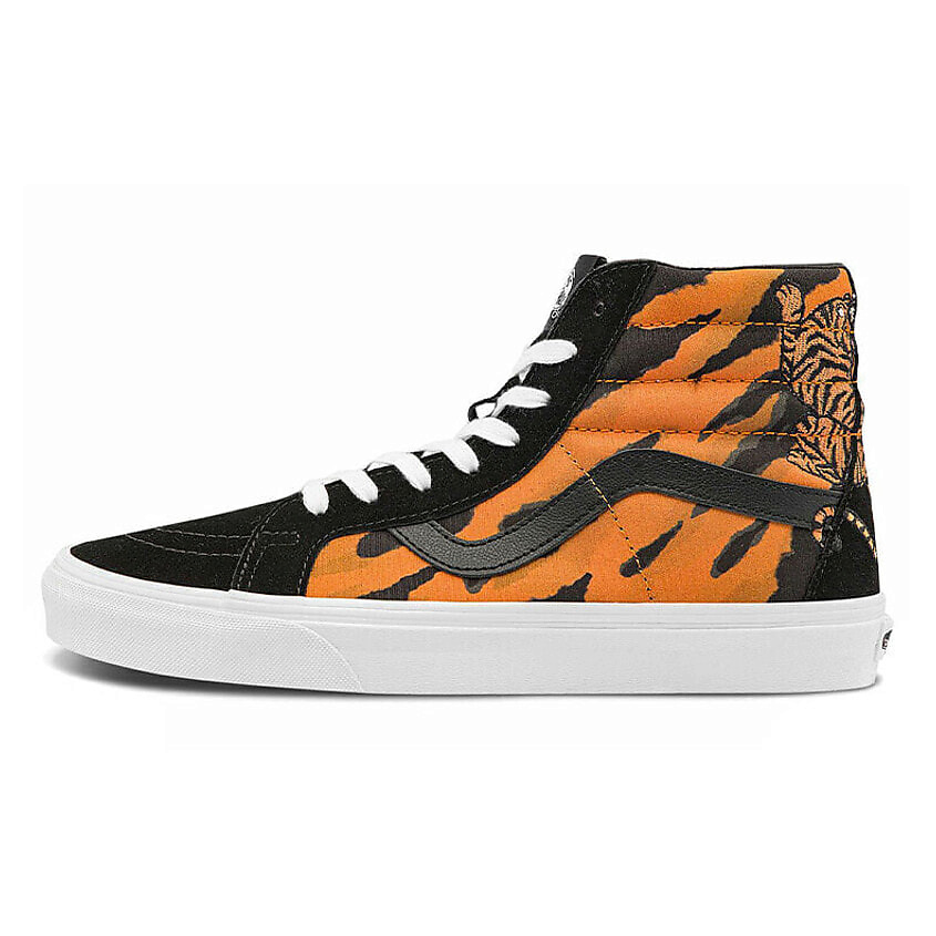 Изображение товара Кроссовки VANS SK8 Hi Reissue Tiger Black Orange для стильного образа