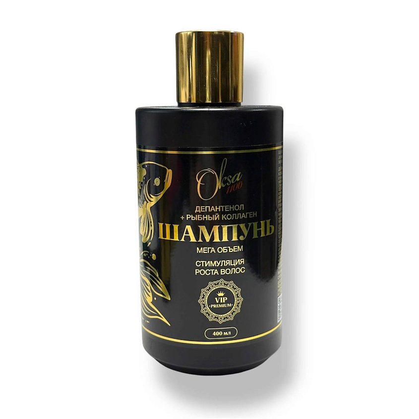 Изображение товара Шампунь для волос OKSA1100 Мега объем и рост с Д-пантенолом и коллагеном
