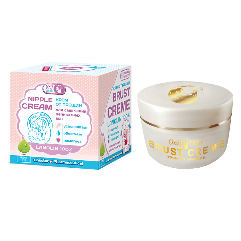 Изображение товара OVISOLIO Крем для бюста успокаивающий Овечье масло МАММА-БРУСТЕ MAMMA-BRUSTE, 50 мл,для всех типов кожи, атипичная кожа, для чувствительной кожи