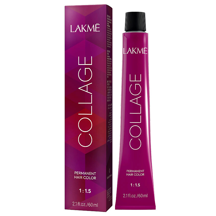 Изображение товара LAKME Перманентная крем-краска Collage № 6/17 Темный блондин пепельный 60 мл