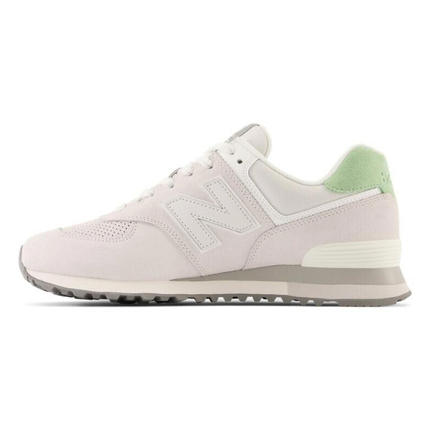 Изображение товара NEW BALANCE Кроссовки 574 Light Grey Mint Green, цвет: Бежевый, размер: 44