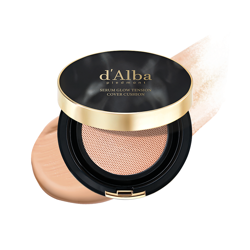 Изображение товара D`ALBA Тональный кушон для лица Serum Glow Tension Cover Cushion, Оттенок 23