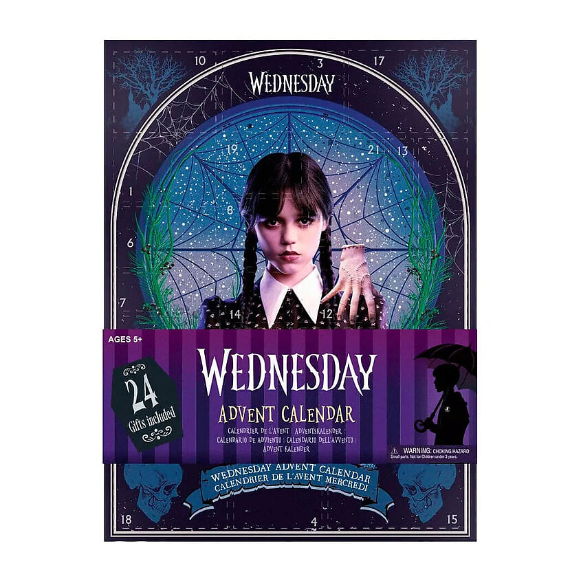 Изображение товара CINEREPLICAS Адвент-календарь «Уэнсдей» Wednesday Advent Calendar 2025, 24 шт.