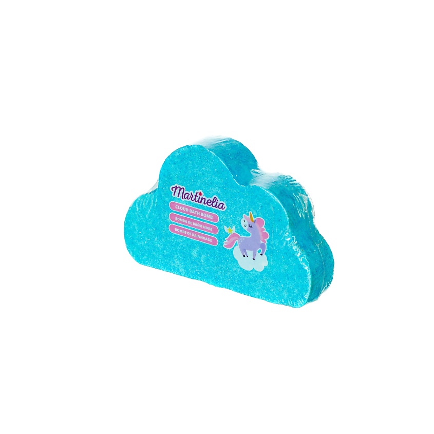 Изображение товара Бомбочка для ванны Martinelia голубая 1 шт для детей натуральный состав