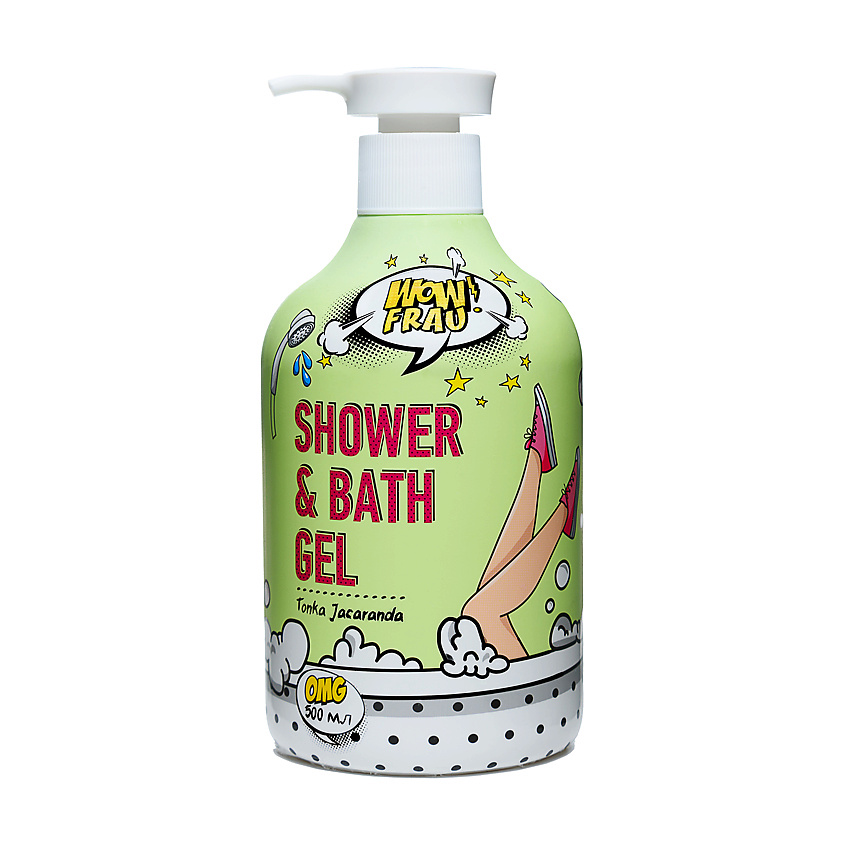 Изображение товара Гель для душа WOW FRAU Tonka Jacaranda 500 мл с ароматом бобов Тонка и цветов Джакаранда