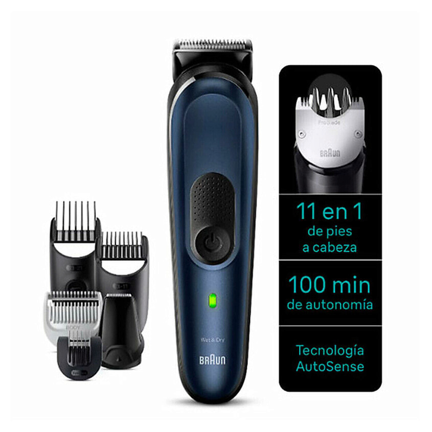 Изображение товара BRAUN Универсальный триммер All-In-One Style Kit Series 7 MGK7450, Цвет: синий