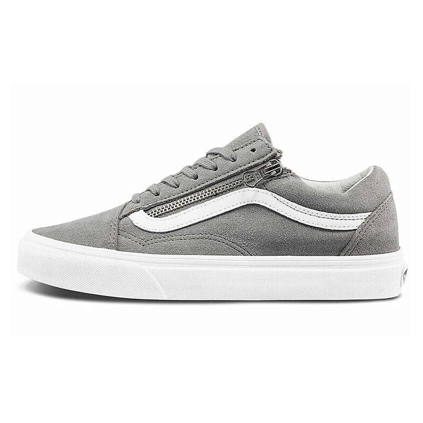 Изображение товара VANS Кроссовки Old Skool Zip Low Top Sneakers Grey 'Gray White', цвет: Мультиколор, размер: 38,5