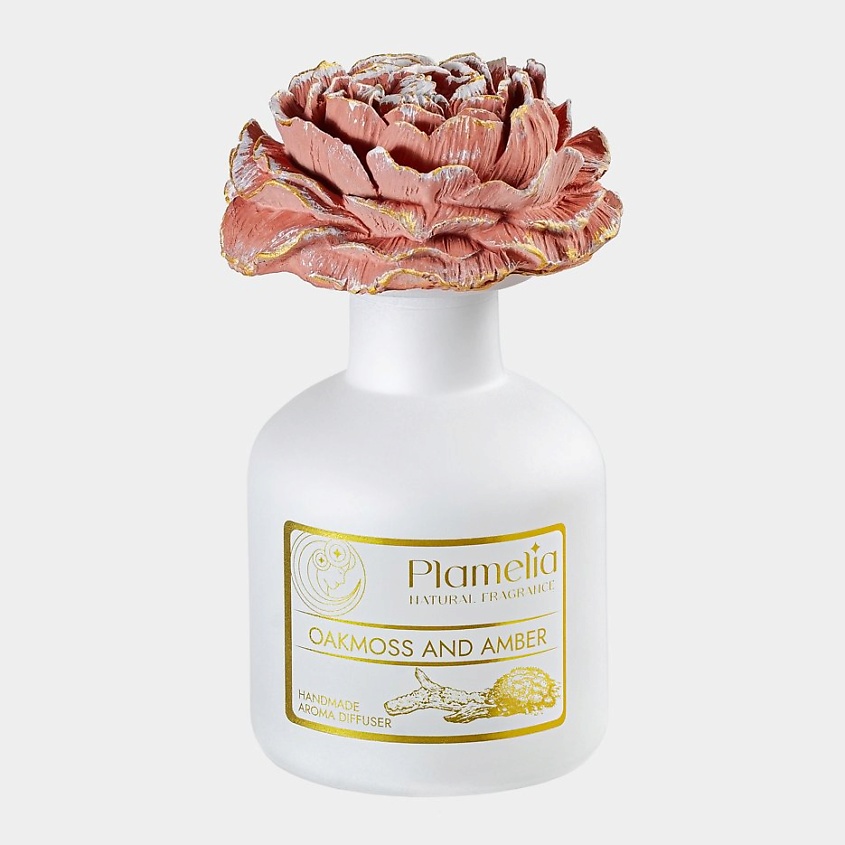 Изображение товара PLAMELIA Диффузор ароматический Дубовый мох и янтарь ЦВЕТОК, 105 мл