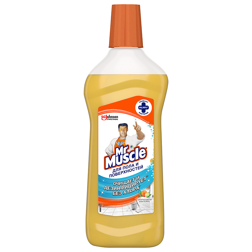 Изображение товара MR.MUSCLE Cредство для пола Цитрусовый коктейль, 500 мл