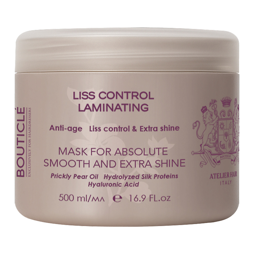 Изображение товара BOUTICLE Разглаживающая ламинирующая маска - Liss control laminating mask, 500 мл