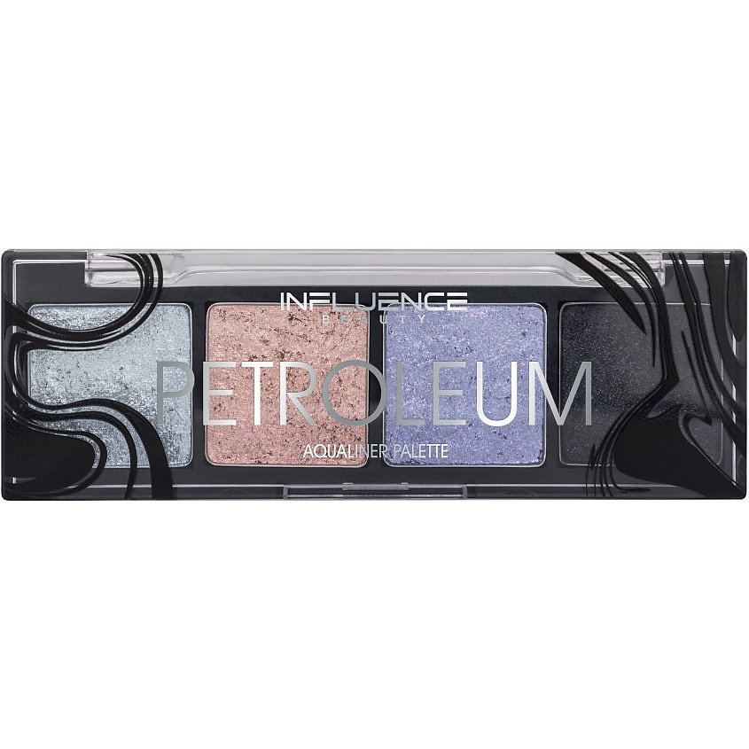 Изображение товара INFLUENCE BEAUTY Палетка аквалайнеров, эффект металлик Petroleum, 3,2 г