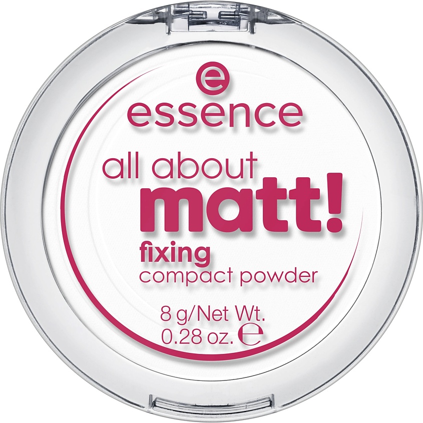 Изображение товара ESSENCE Фиксирующая матирующая компактная пудра all about matt!, 8 г.