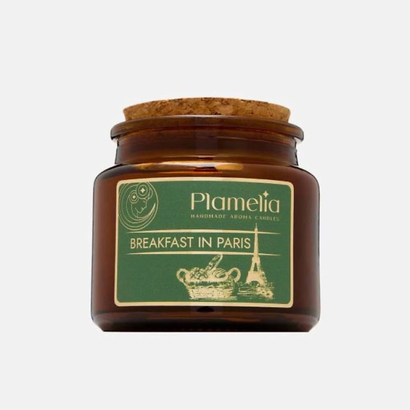 Изображение товара Ароматическая свеча Завтрак в Париже 105 мл натуральные материалы