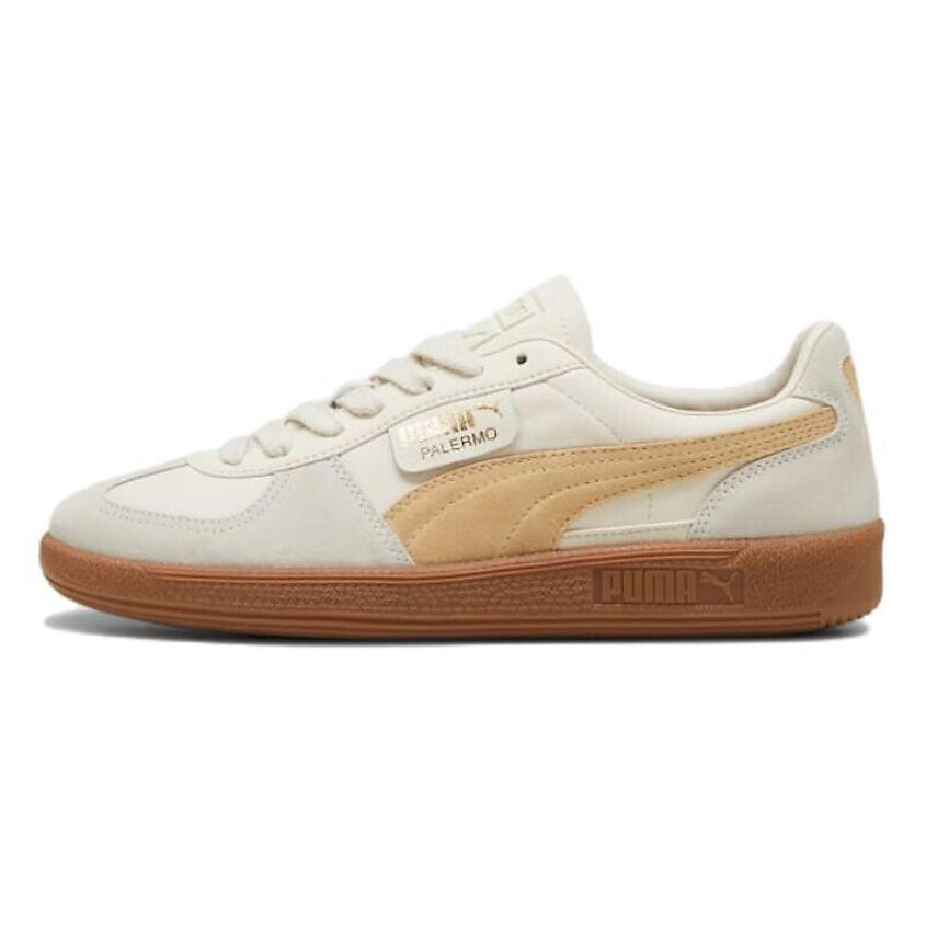 Изображение товара Мужские кроссовки PUMA Palermo Leather Alpine Snow Desert Dust мультиколор 35,5 EU