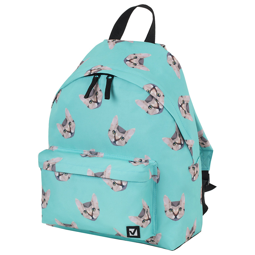 Изображение товара Модный женский голубой рюкзак BRAUBERG сити-формат Cats