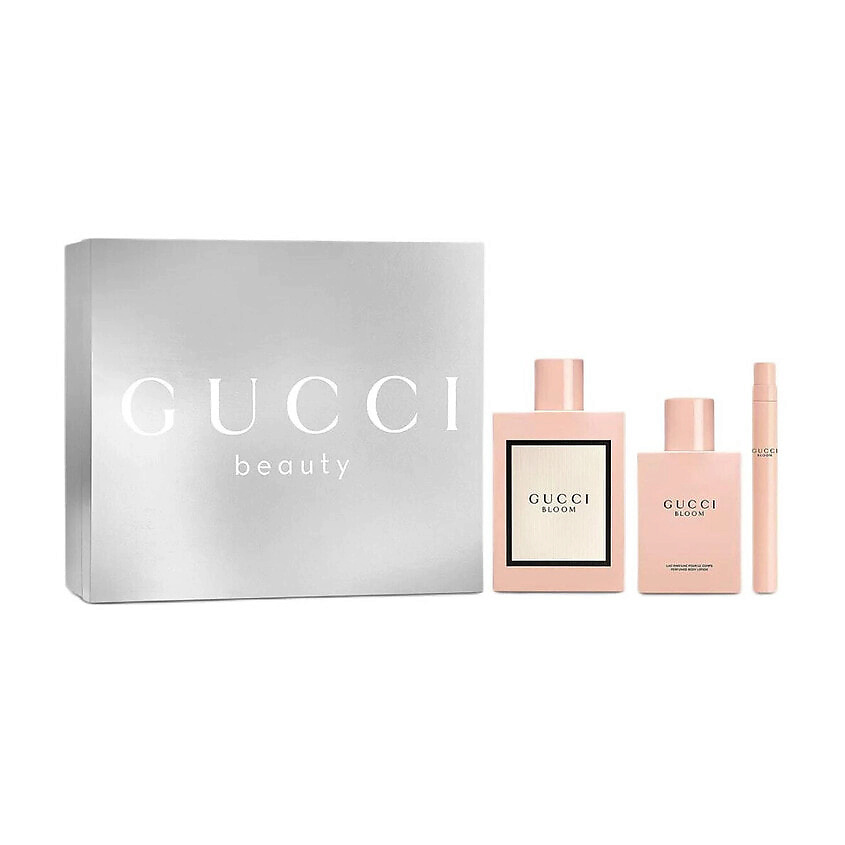 Изображение товара GUCCI Набор Bloom: Парфюмерная вода + Лосьон для тела + Миниатюра, 100 мл + 100 мл + 7.5 мл