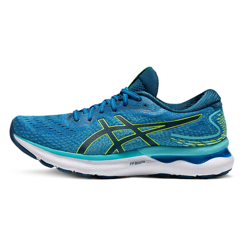 Изображение товара ASICS Кроссовки Gel Nimbus 24 2E Wide 'Lake Drive Hazard Green', цвет: Мультиколор, размер: 40