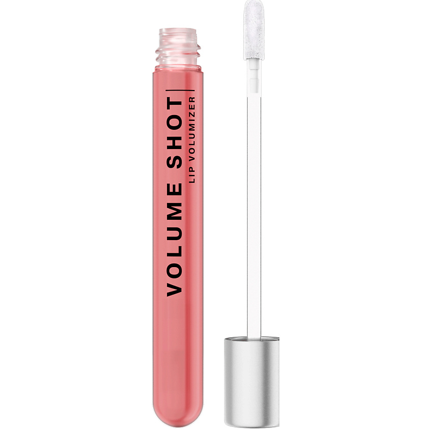 Изображение товара INFLUENCE BEAUTY Блеск для губ увлажняющий с увеличивающим эффектом VOLUME SHOT, № 05 Персиковый полупрозрачный, 6 мл