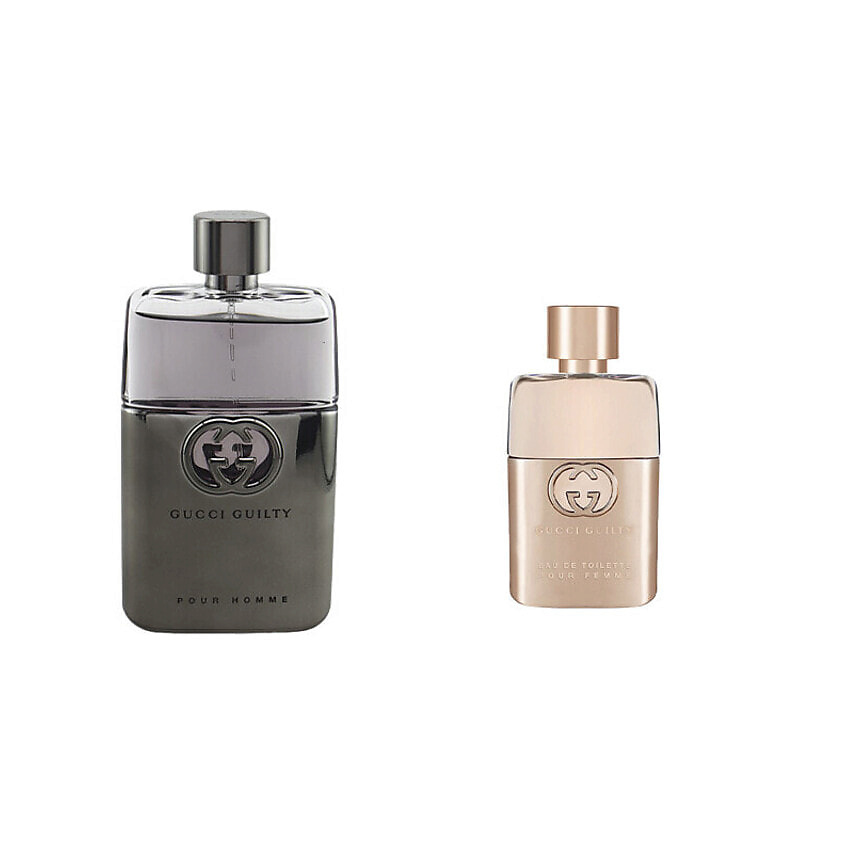 Изображение товара Набор парфюмов Gucci Guilty Pour Homme и Pour Femme 90 мл + 30 мл подарочный