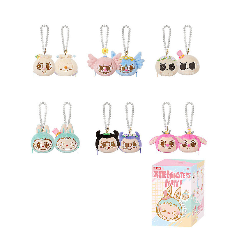 Изображение товара POP MART Игрушка THE MONSTERS Party Collection мягкая коллекционная фигурка 9 см мультиколор