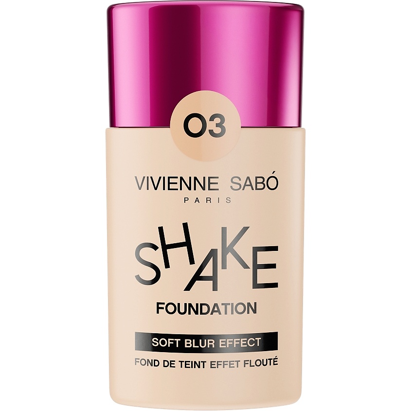 Изображение товара VIVIENNE SABO Shakefoundation № 03 Тональный крем с натуральным блюр эффектом 25 мл