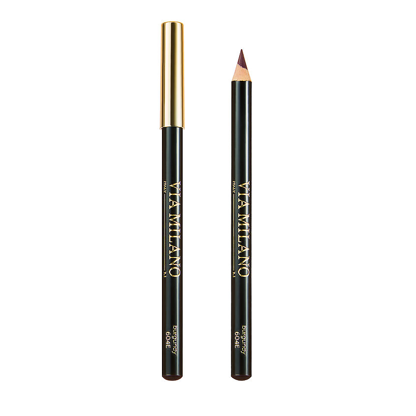Изображение товара VIA MILANO Карандаш для глаз High Definition & Intense Colour Eye Pencil, 604E Burgundy, 1,2 г