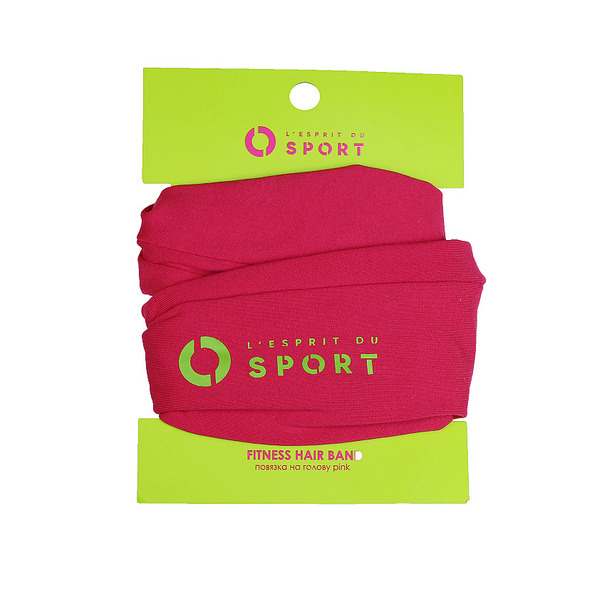 Изображение товара L'ESPRIT DU SPORT Повязка на голову PINK - удобный аксессуар для спорта