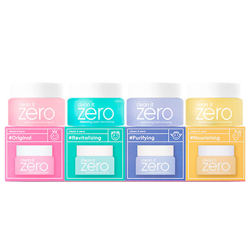 Изображение товара BANILA CO Набор Бальзам для лица очищающий Clean It Zero, 7 мл*4 шт.