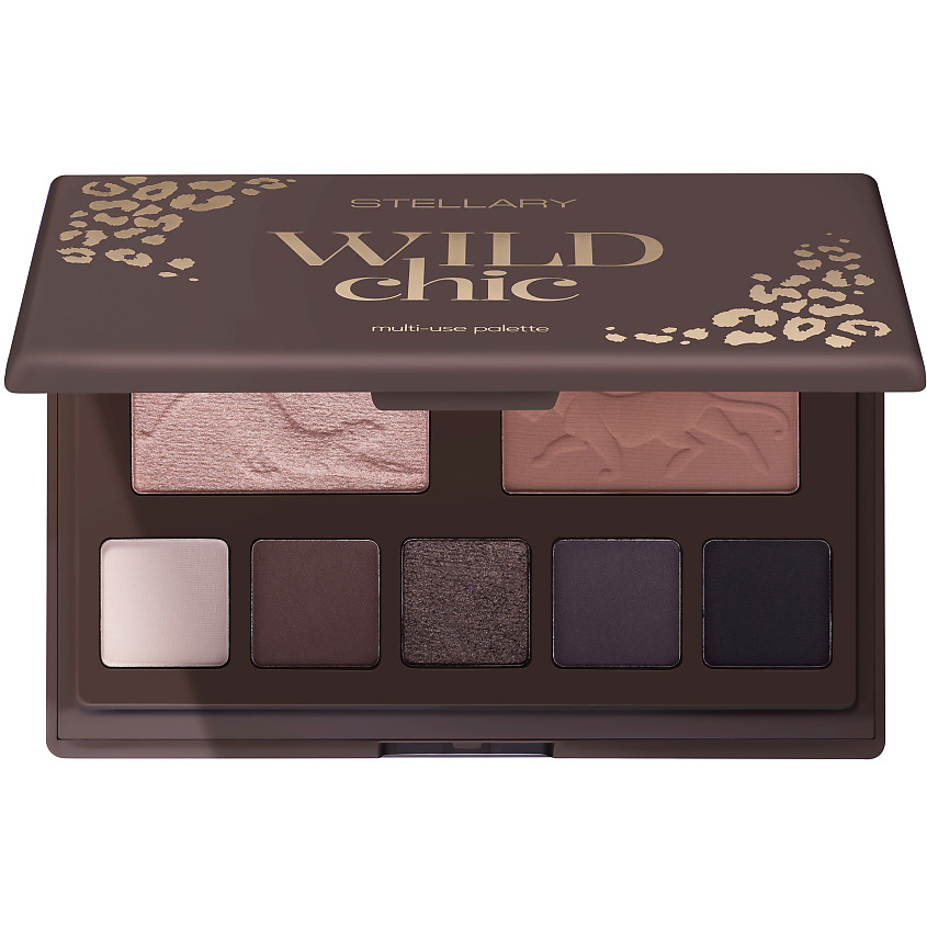 Изображение товара STELLARY Палетка для лица и глаз Eye & Face Palette Wild Chic Collection, тон 01, 12,2 г