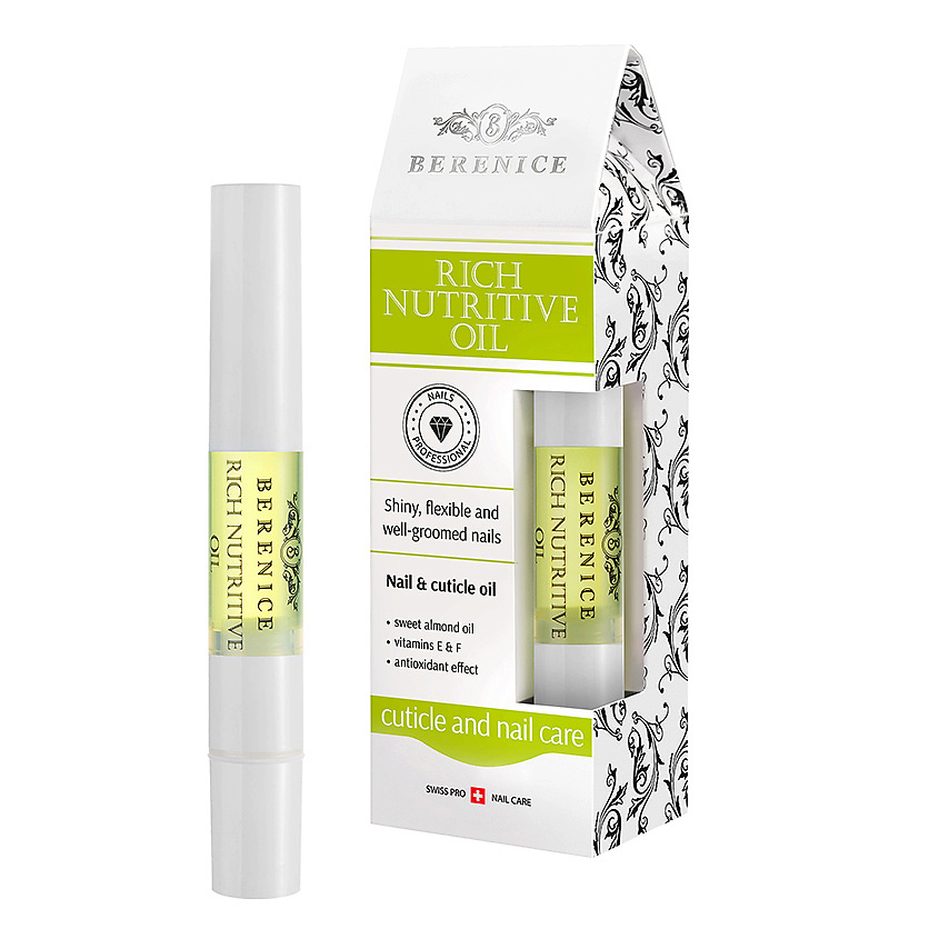 Изображение товара BERENICE Масло для ногтей и кутикулы Питание и увлажнение Rich nutritive oil, 5 мл
