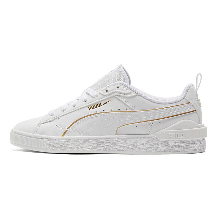 Изображение товара Кроссовки PUMA Suede Bloc Liquid Metal White Team Gold размер 36 для мужчин и женщин