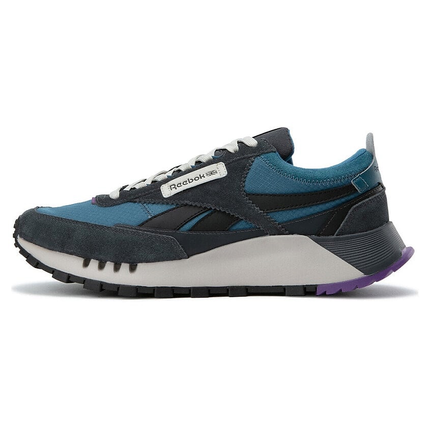 Изображение товара REEBOK Кроссовки CL LEGACY W+ Anti-Slip And Wear-Resistant Height Increasing Black Blue, цвет: Мультиколор, размер: 38,5
