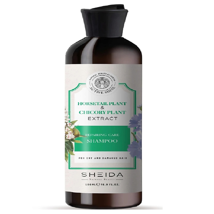 Изображение товара SHEIDA Шампунь востанавливающий с хвощем полевым и цикорием, 1 шт.