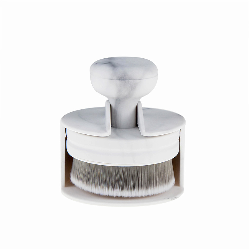 Изображение товара Кисть кабуки для макияжа ЛЭТУАЛЬ мраморное оформление