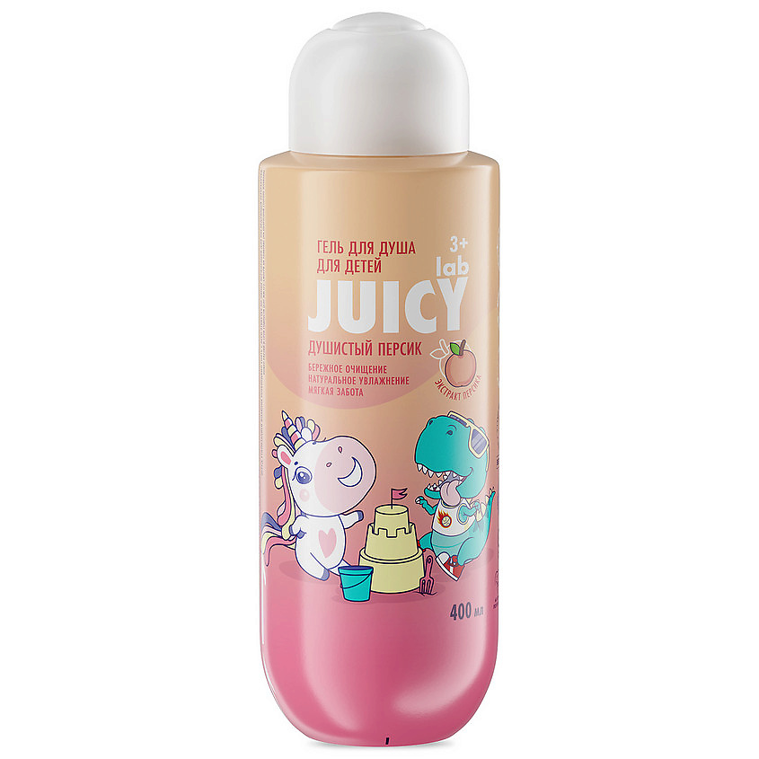 Изображение товара SPLAT Детский гель для душа Душистый персик Juicy Lab, 400 мл
