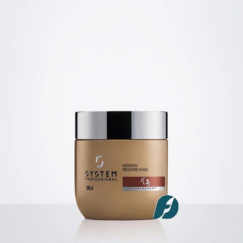 Изображение товара SYSTEM PROFESSIONAL Маска для восстановления кератина LUXEOIL KERATIN RESTORE MASK, 200 мл