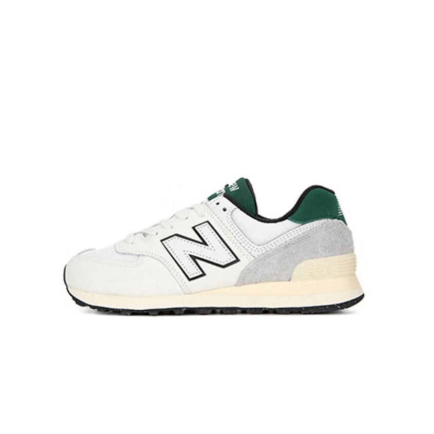 Изображение товара NEW BALANCE Кроссовки 574 White Green, цвет: Белый, размер: 42,5