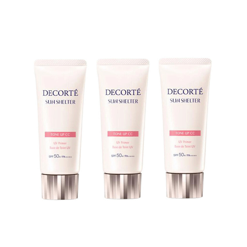 Изображение товара DECORTÉ Солнцезащитный крем-тоннер Sun Shelter, 02 Beige *3шт