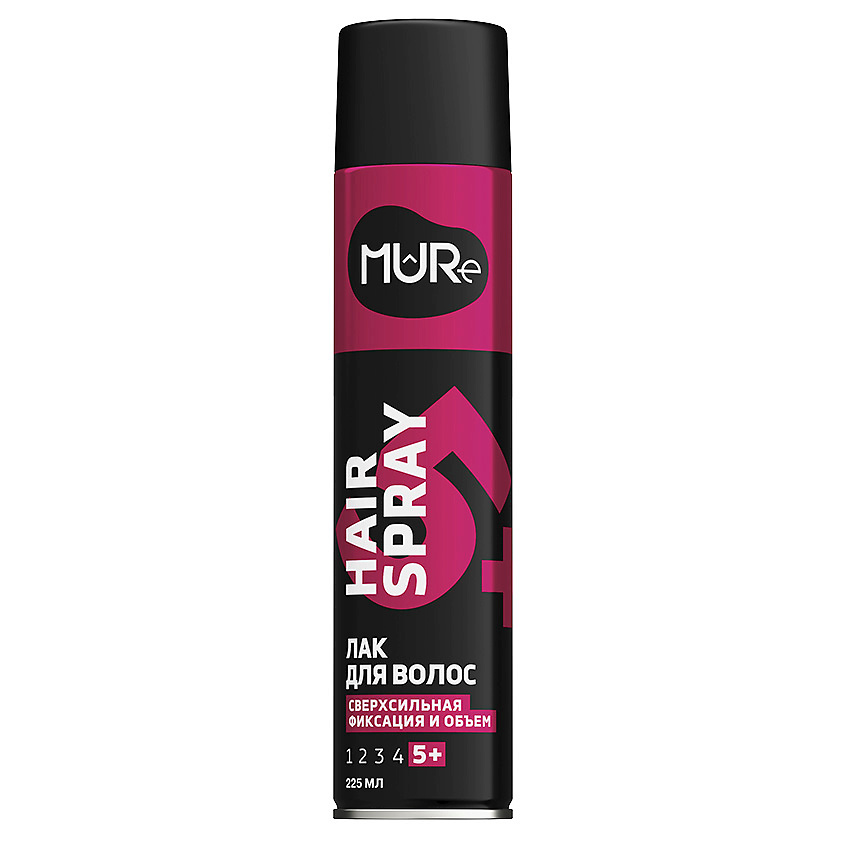 Изображение товара Лак для волос Mure сверхсильной фиксации 225 мл для долговременной укладки