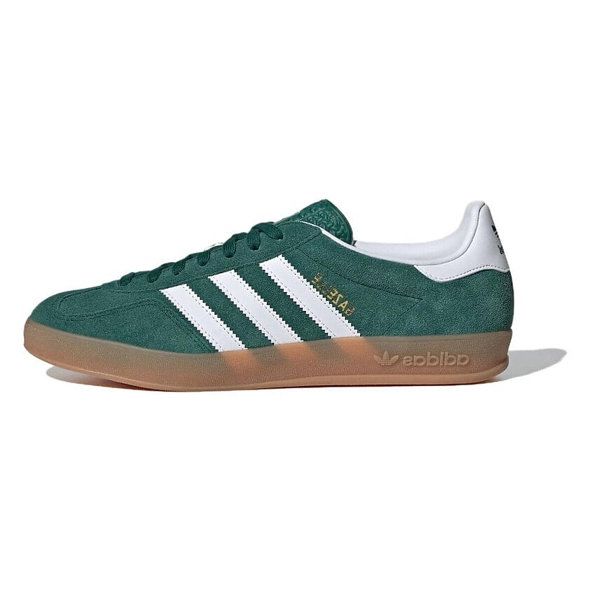 Изображение товара ADIDAS ORIGINAL Кроссовки для треккинга Gazelle Indoor, цвет: Темно-зеленый, размер: 44 2/3