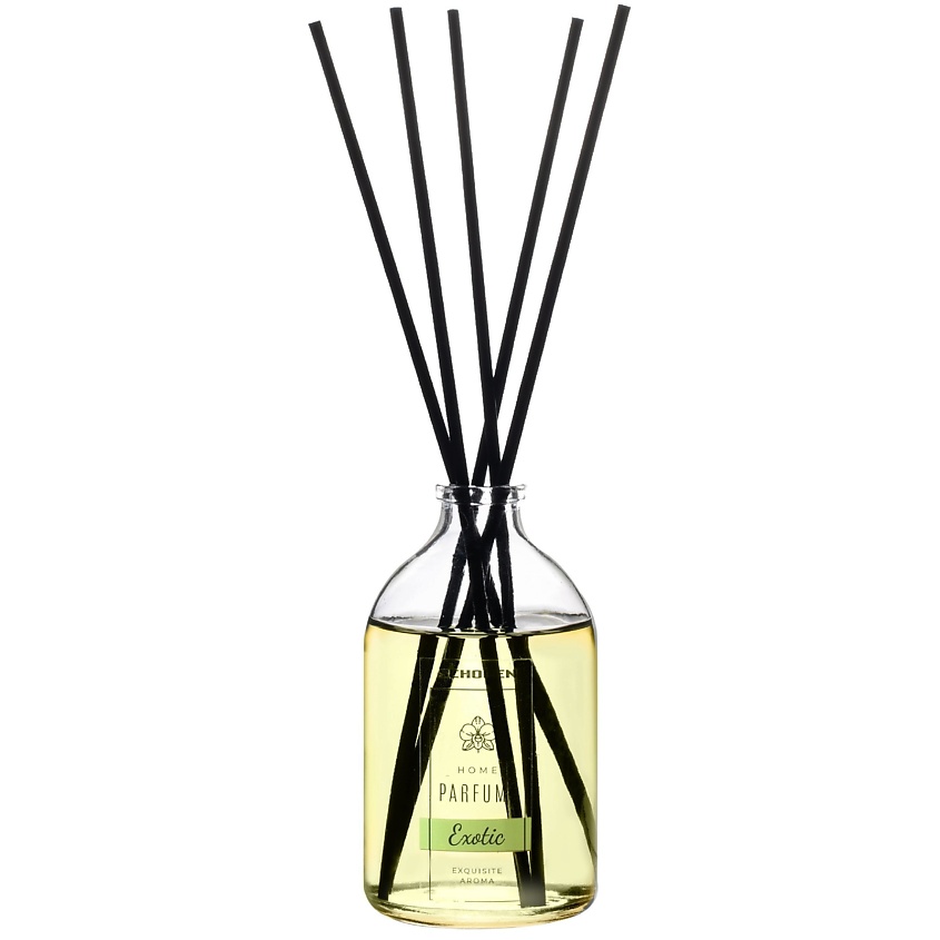 Изображение товара SCHOGEN Диффузор для дома с палочками насыщенный аромат Exotic, 100 мл