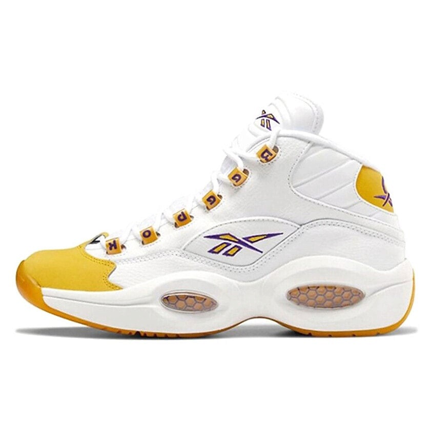 Изображение товара REEBOK Кроссовки Reebok Question Mid Yellow Toe, цвет: Мультиколор, размер: 40