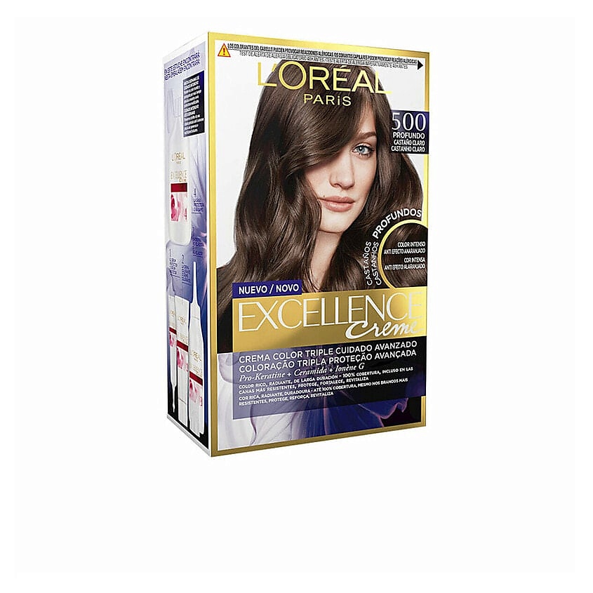 Изображение товара L'OREAL PROFESSIONNEL Крем-краска для волос Excellence 500 true light brown