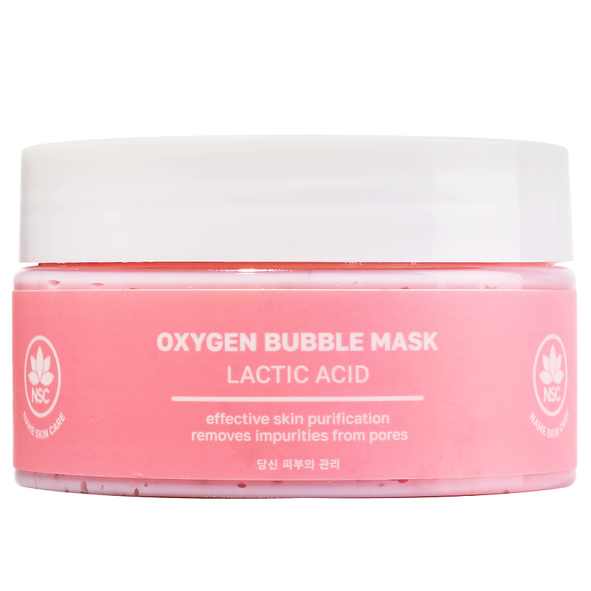 Изображение товара NAME SKIN CARE Маска кислородная пузырьковая с Молочной кислотой против несовершенств кожи, 100 мл