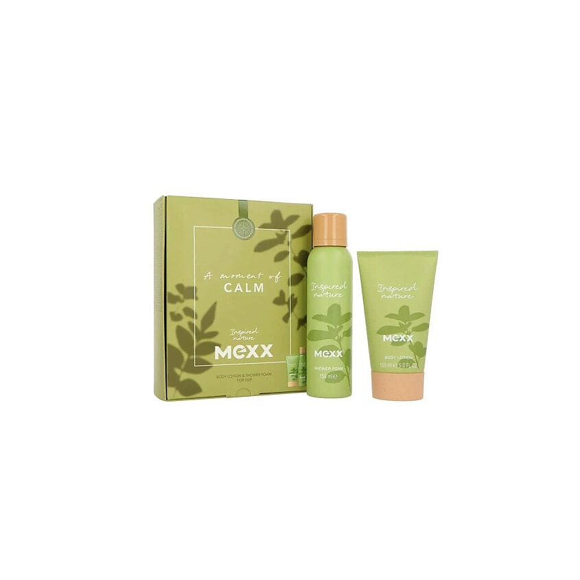 Изображение товара MEXX Подарочный набор для ванны Inspired Nature Лосьон+Пена, 150 мл+150 мл