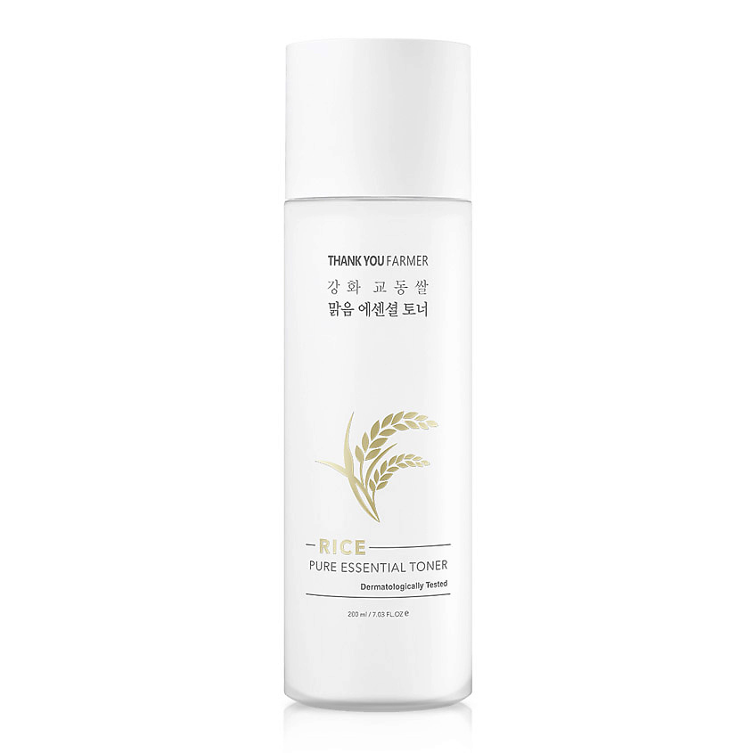 Изображение товара THANK YOU FARMER Тонер для лица Rice Pure Essential Toner, 200 мл