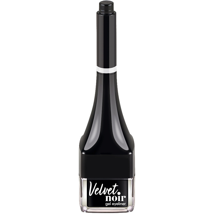 Изображение товара VIVIENNE SABO Подводка гелевая для глаз с кисточкой Velvet Noir, № 01, 0,8 г